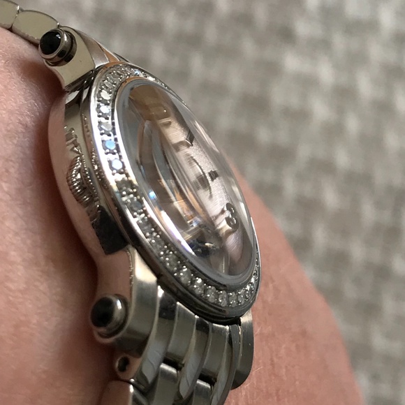 Accutron Natural Diamond and Pink Mother-of-Pearl Watch - Picture 15 of 15
